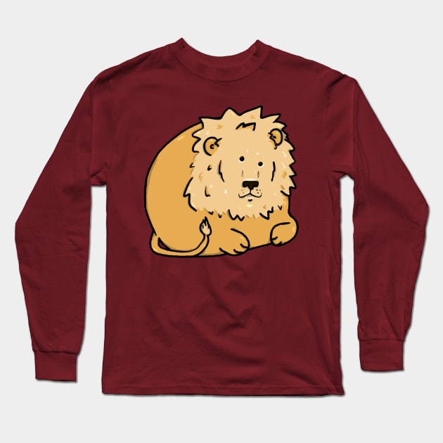 Lion orb Long Sleeve T-Shirt by funkysmel